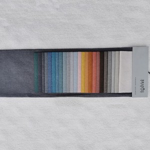 Stykke farvestof bomuld og linned stof BNT1835