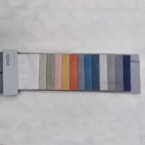 Garn farvet bomuld linned stof bnt1903